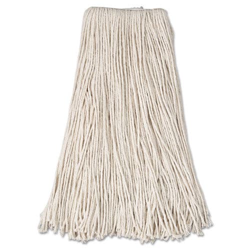 Cut-End Mop Head, Cotton, 24oz, White