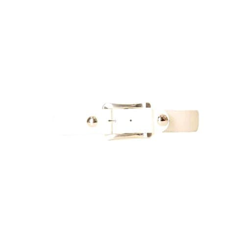 Miss Wear Line – White Belt with rectangular buckle -  White - 