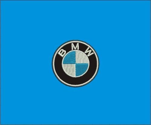 Patch Logo Emblem BMW cm 4 Diameter Embroidered Iron On Applique Patch Embroidery Replica -566