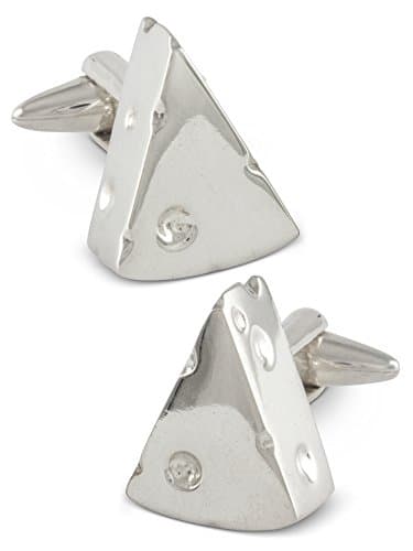 Cheese Cufflinks Sterling Silver