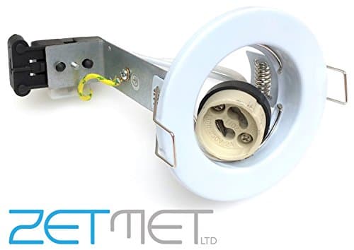 10 x Red Arrow Fixed White GU10 Ceiling Downlights