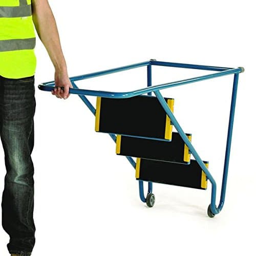 2 step light duty tilt n pull blue - access equipment - steps