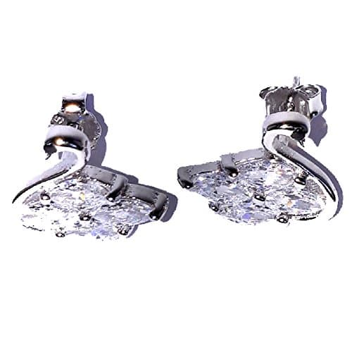 Silver Swan shape Earrings