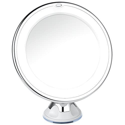 Charmax 7x Magnifying Lighted Makeup Mirror (Round)