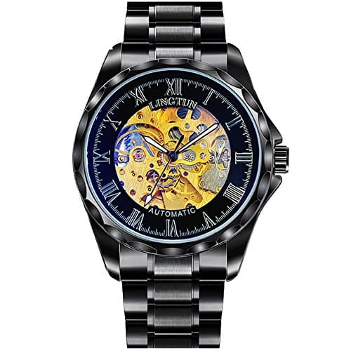 Luminous automatic mechanical watches men-A