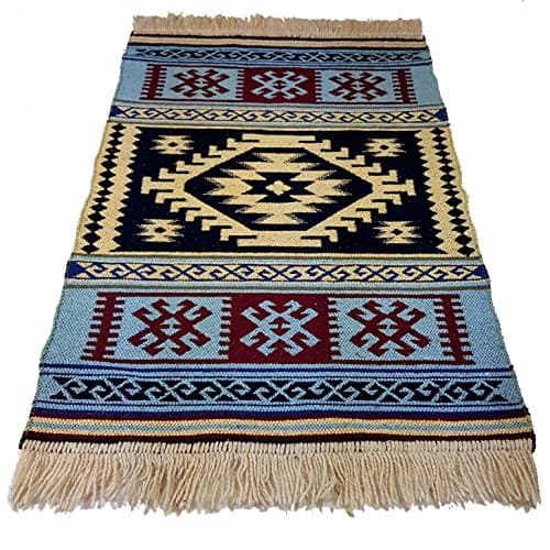 World Lighting UK TURKISH MOROCCAN KILIM DESIGN REVERSABLE WASHABLE RECTANGULAR RUGS - R100108