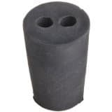 Rubber Stopper, Size 4, 2 Hole