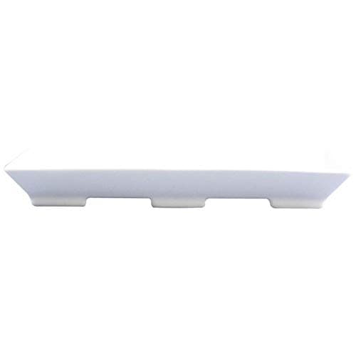 Modus Dish Rectangular White Ceramic 23.5cm