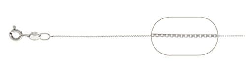 012 0.7MM Box Chain .925 Solid Sterling Silver Sizes 16-24" (18)