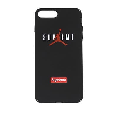 iPhone 7 4.7" Case, Jordan X Supreme Logo Protective Premium Hard Case for Apple iPhone 7 (Black iPhone 7)