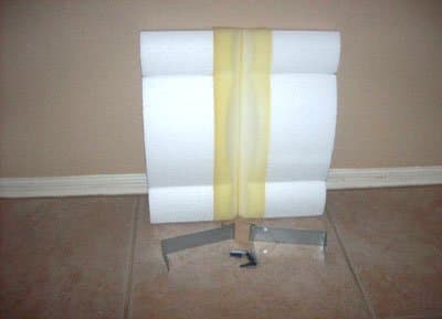 DIY Styrofoam No Sewing Avalon Cornice Corner Window Adapter 9 Inch Drop