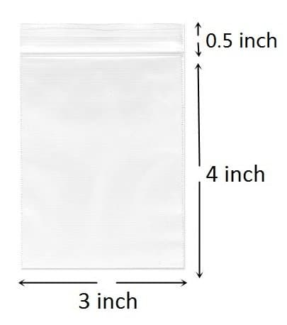 3''x4'', Pack of 200