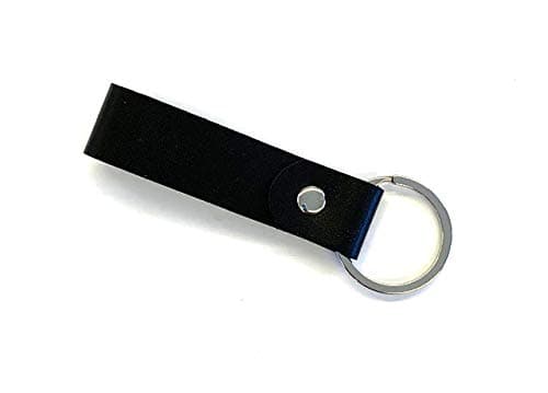LEATHER KEY RING - Key Chain - Key Ring - Key Holder Hand Crafted With Genuine Leather. Choose Color and Size