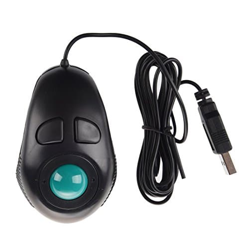 Vellhater Creative 4D USB Portable Finger Hand Held Mini Wired Mouse Trackball Mouse