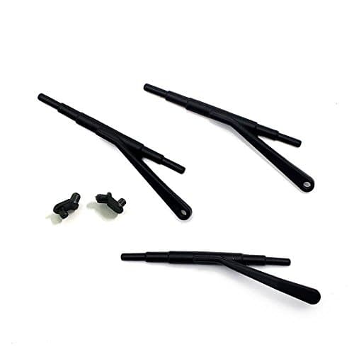 AXspeed3PCS Rubber Simulation Windshield Wiper Blades for 1/10 RC SCX10 II Cherokee
