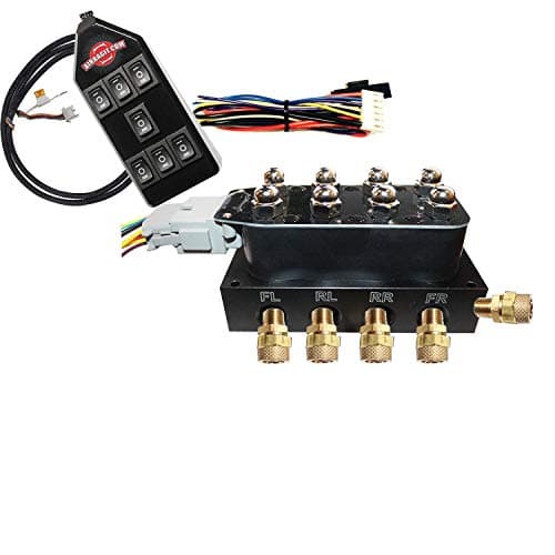 Slam'R 4 Corner Solenoid Valve w/Function up/Down Air Bag Ride Controller