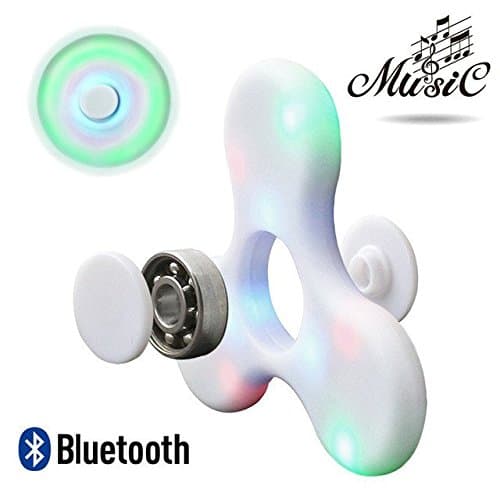Devayke Multicolored LED Bluetooth Fidget Spinner Speaker Light Up Glow For Adults and Children with Autism ADD/ADHD Speaker Amplifier for Music