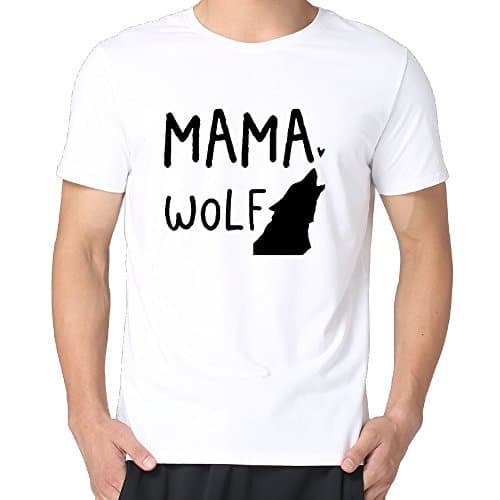 Mama Wolf Men's Round Neck Tshirt