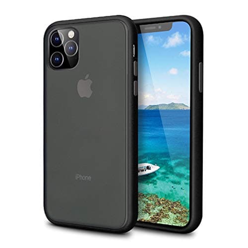 Tussclevogue Designed for iPhone 11 pro max Case, iPhone 11 pro max (6.5") Hard PC Clear Glass Full Protective Cover Anti-Scratch Resistant and Compatible with iPhone 11 pro max (Scrub Translucent)