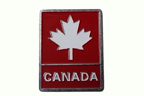 CANADA , WHITE MAPLE LEAF Fridge Magnet .. Size : 1.5" x 2" Inch ..Great Quality .. New