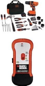 BLACK+DECKERLDX120PK 20-Volt MAX Lithium-Ion Drill and Project Kit w/ Wood Stud Finder