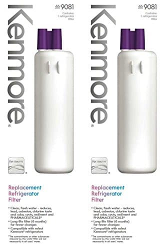2 Pack Kenmore 469081 replacement refrigerator water filter - 9081