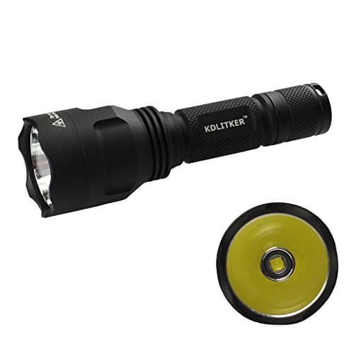 KDLITKER C8.2 Cree XHP50.2 White or Neutral White or Warm White 2600 Lumens 5-Mode LED Flashlight uses of 1x18650