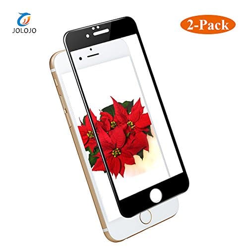 JOLOJO iPhone 6 Plus Screen Protector [2 Pack] Premium [99% Coverage] Double Defense Super Shatter Proof [Case Friendly] [Easy Application] Tempered Glass Protector for iPhone 6S Plus - [Upgrade]
