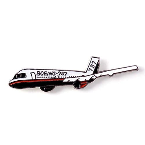 Boeing 757 Enamel Lapel Pin