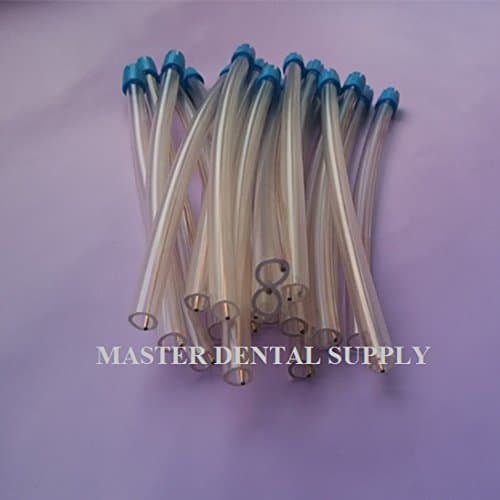 Saliva Ejector Tips CLEAR LIGHT BLUE Tip 1000 Pcs CASE (10 x 100 pcs/Bag) Suction Tips Ships from USA