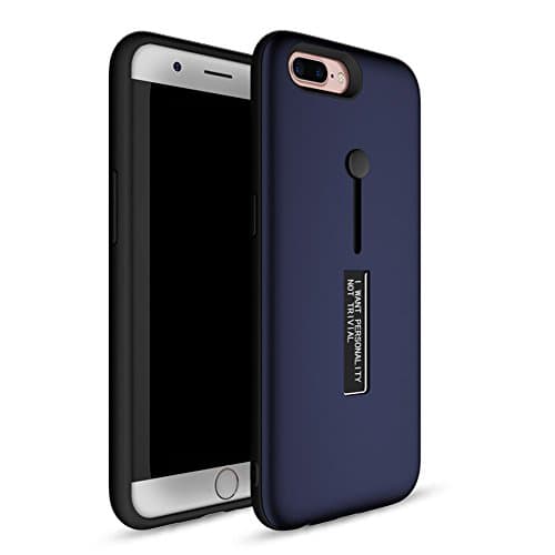 iPhone 7 plus &amp; iPhone 8 plus Case, YAZHAN Heavy Duty Protection Slim Protective Rugged Dual Layer Corner Cushion Design [Camera Protection] for Apple iPhone 7 plus / iPhone 8 plus (Blue)