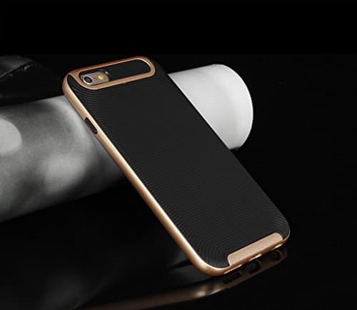 iPhone 6s Plus Case, S Legit Non-Slip Durable Silicone Shock Resistant Extreme Scratch Protection Hybrid Cover for Apple iPhone 6s Plus(2015) / 6 Plus(2014) 5.5-inch - Gold