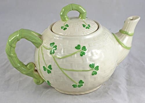 Irish Shamrock Traditional Pattern Teapot