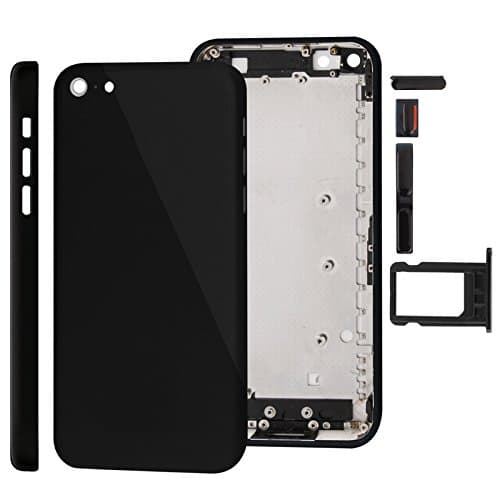 Generic Full Housing Replacement Chassis Back Cover Full Set for iPhone 5C Black
