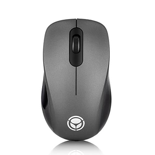 MCHEETA Wireless Mouse, 2.4G USB Wireless Mice Optical PC Computer Laptop Cordless Mouse,1200DPI Whisper-Quiet Click Compatible Windows Mac Macbook Linux（Gray)