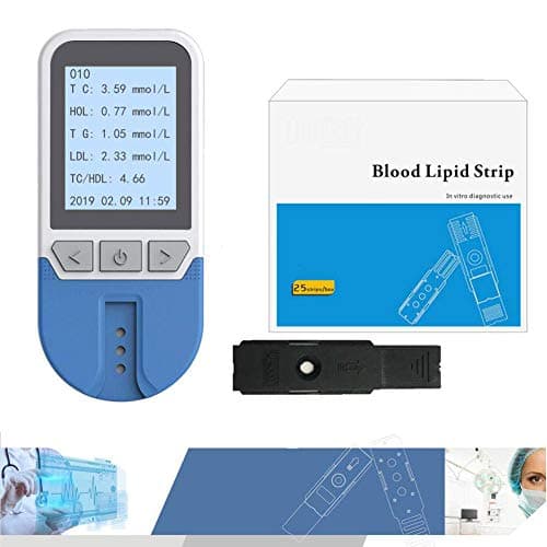 DZWJ Blood lipid detector, home multi-function automatic blood lipid total cholesterol test paper triglyceride tester medical