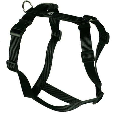 Felt Soft Nylon Collar Chest Harness, Black