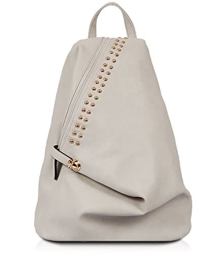 JUSTINE CROSS ZIP BACKPACK (Gray)