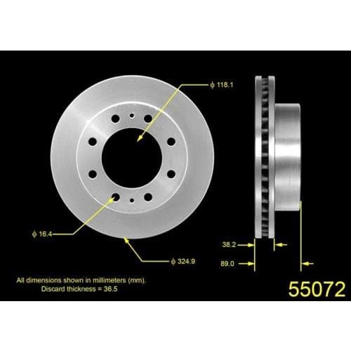 ProStop Brake Rotor (55072G)