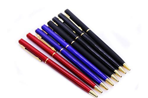 8 Pack creative gift ballpoint Writing Pens sets with Cute Colorful 0.7mm Black Refill Fine Tip for office hotel award children student assorted color