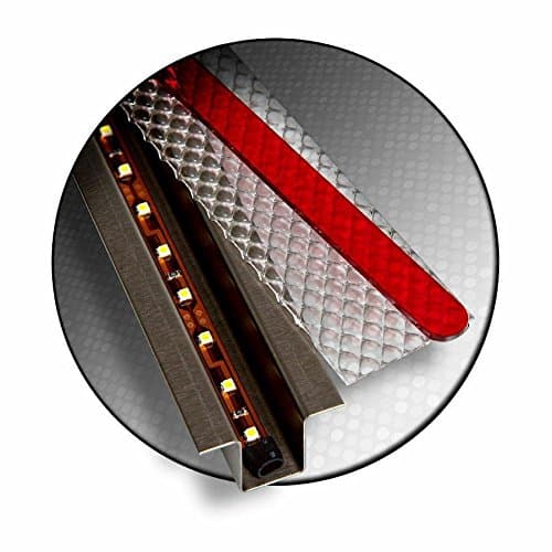 GhostLight - Clear w/ Blue LED 4.5" Fixed Single Flush Mount Light Kit