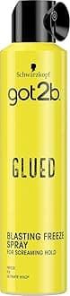 Schwarzkopf got2b Glued Blasting Freeze Spray, hairspray with glue for spikes & other hairstyles, hair product providing hold & finish, pack: 6 x 300ml