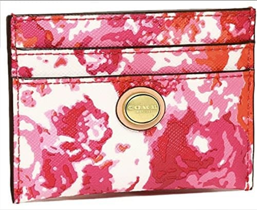 Coach Peyton Floral Card Case