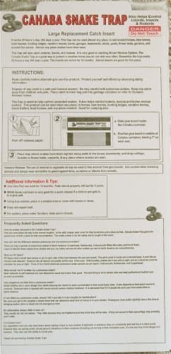 (..3/Pack) Large Catch Inserts for Large Cahaba Snake Trap by Cahaba Snake Trap