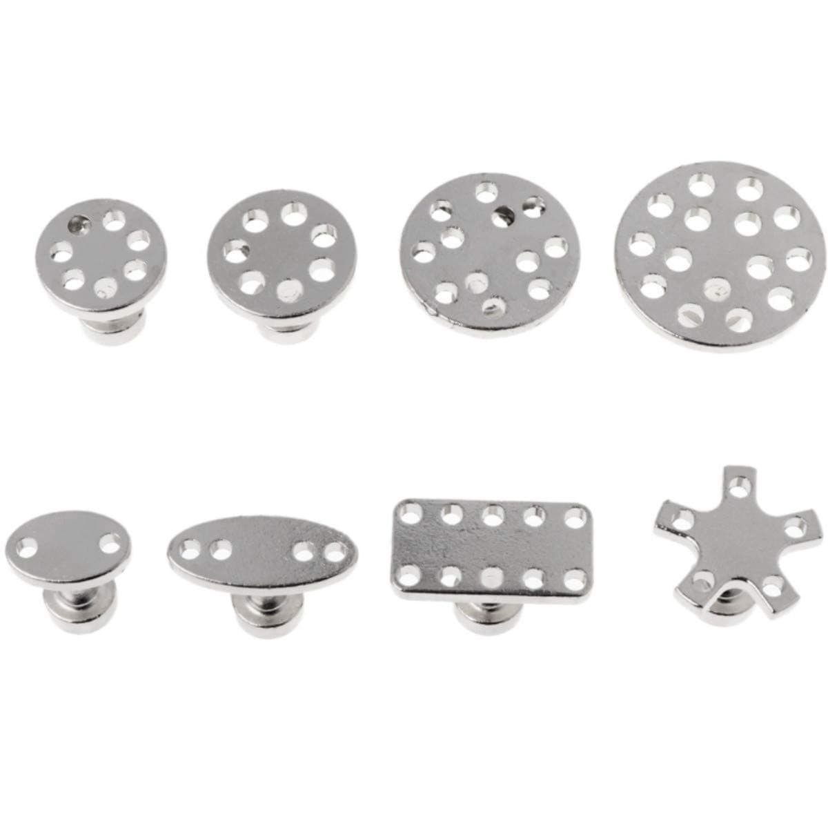 FireAngels 8 Pcs Aluminum PDR Glue Pulling Puller Tabs For Car Body Paintless Dent Repair