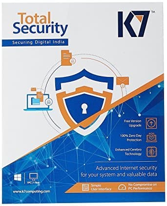 K7 Total Security - 5 PC, 3 Year (CD) 2018