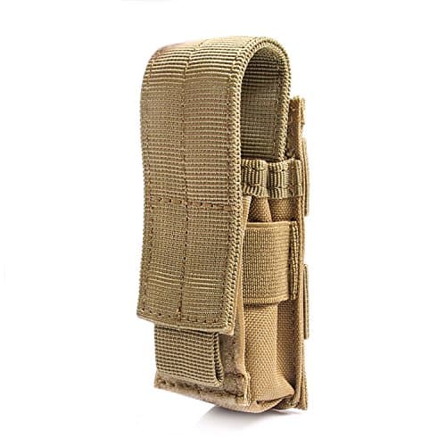 Tactical Pistol Mag Pouch (Single - Tan)