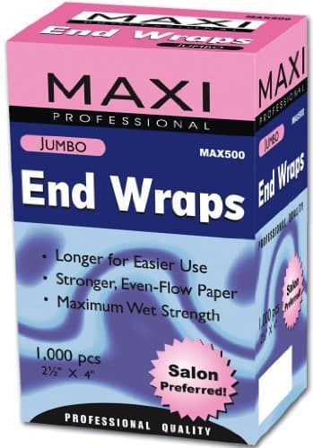 Maxi End Wraps - Jumbo 1000-Count 2.5X4" (Pack of 6)