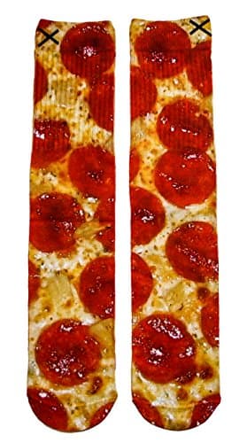 3D Pizza Socks - Prime Shipping