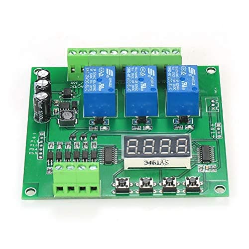 Programmable 3-Channel LED Relay Module DC/AC7V~36V Motor Driver Controller for Arduino Raspberry Pi - Quarkscm